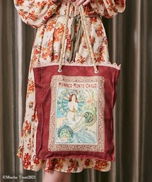 ミュシャ　プリントバッグ