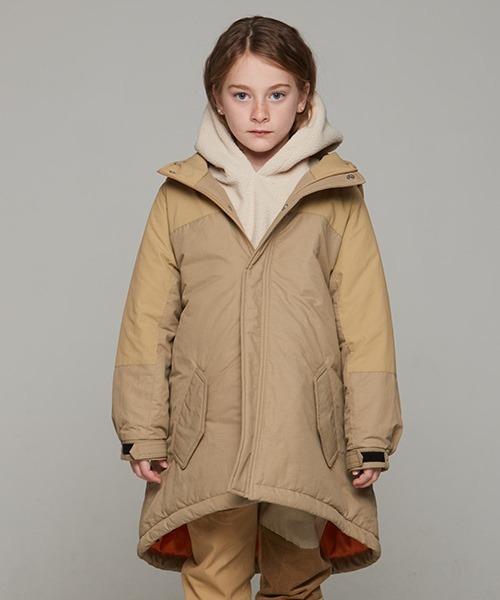 Smoothy（スムージー）の「Smoothy Mountain coat / スムージー マウンテンコート（マウンテンパーカー・キッズ・ベージュ/ブラック・LARGE/SMALL/X-LARGE/MEDIUM）」の14枚目の写真