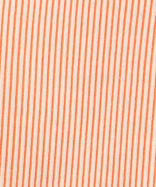 PHEENY（フィーニー）の「＜PHEENY＞ストライプ ハイネック プルオーバー Ψ（ニット/セーター・レディース・オレンジ・FREE）」の6枚目の写真