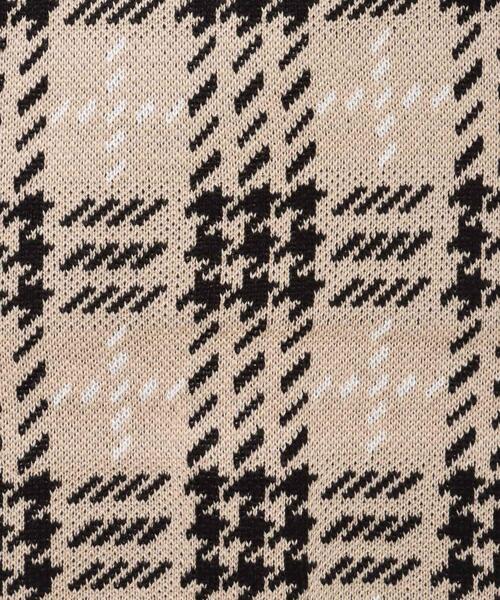 INGNI（イング）の「チェックニットベスト＋ボウタイブラウス／SET（ニット/セーター・レディース・ベージュ/ブラック/アイボリー・M）」の12枚目の写真