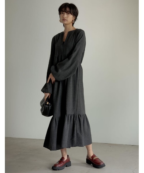 Re:EDIT（リエディ）の「エコレザープラットフォームローファー（ローファー・レディース・ボルドー/アイボリー/ブラック・MEDIUM/LARGE/SMALL/X-LARGE）」の10枚目の写真