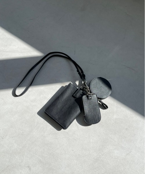 Heather（ヘザー）の「3Pマルチショルダー　258025（その他小物・レディース・ブラック/オフホワイト・ONE SIZE）」の2枚目の写真