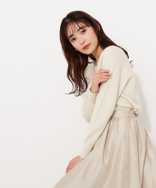 NATURAL BEAUTY BASIC(ナチュラルビューティーベーシック)の「シャンブレータフタスカート(スカート・レディース・ブラウン/グレー/イエロー・MEDIUM/SMALL)」の20枚目の写真