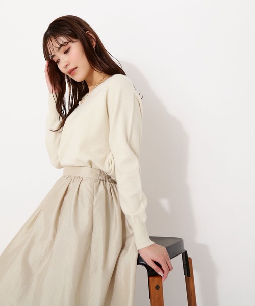 NATURAL BEAUTY BASIC(ナチュラルビューティーベーシック)の「シャンブレータフタスカート(スカート・レディース・ブラウン/グレー/イエロー・MEDIUM/SMALL)」の19枚目の写真