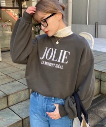 ビックシルエットロゴ刺繍スウェット