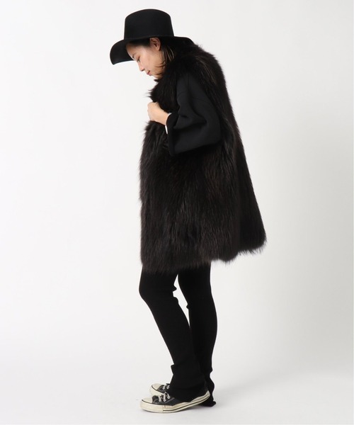 AP STUDIO（エーピーストゥディオ）の「SCENTOF リブニットレギンス（その他パンツ・レディース・ブラック・FREE）」の4枚目の写真