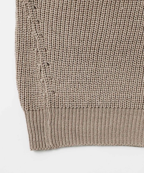 Fashion Letter（ファッションレター）の「Vネックオーバーサイズニットベスト（ベスト・レディース・ブラック/モカ・M～Ｌ/LL～3L/4L～5L）」の22枚目の写真