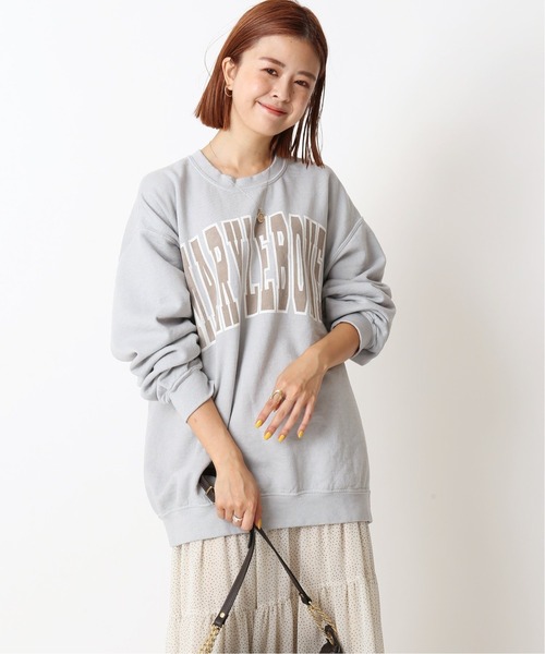 U by SPICK&SPAN(ユーバイスピックアンドスパン)の「≪追加≫ロゴスウェット2◆(スウェット・レディース・ブラック/クリアブルー・FREE)」の2枚目の写真