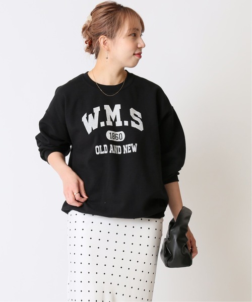U by SPICK&SPAN(ユーバイスピックアンドスパン)の「≪追加≫ロゴスウェット2◆(スウェット・レディース・ブラック/クリアブルー・FREE)」の7枚目の写真