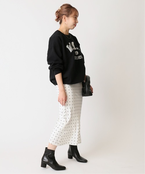 U by SPICK&SPAN(ユーバイスピックアンドスパン)の「≪追加≫ロゴスウェット2◆(スウェット・レディース・ブラック/クリアブルー・FREE)」の9枚目の写真