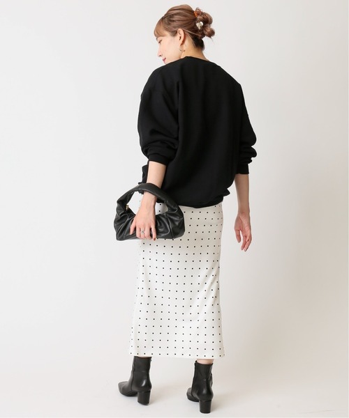 U by SPICK&SPAN(ユーバイスピックアンドスパン)の「≪追加≫ロゴスウェット2◆(スウェット・レディース・ブラック/クリアブルー・FREE)」の10枚目の写真
