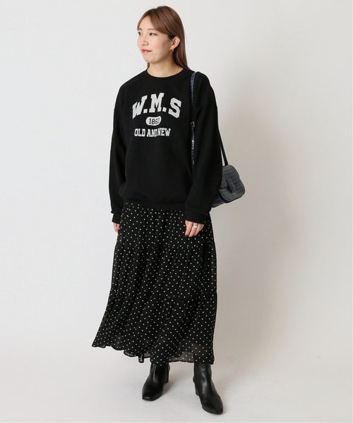 U by SPICK&SPAN(ユーバイスピックアンドスパン)の「≪追加≫ロゴスウェット2◆(スウェット・レディース・ブラック/クリアブルー・FREE)」の12枚目の写真