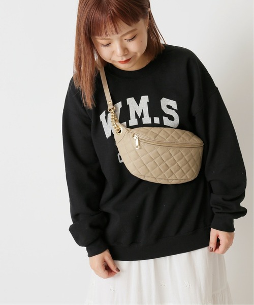 U by SPICK&SPAN(ユーバイスピックアンドスパン)の「≪追加≫ロゴスウェット2◆(スウェット・レディース・ブラック/クリアブルー・FREE)」の15枚目の写真