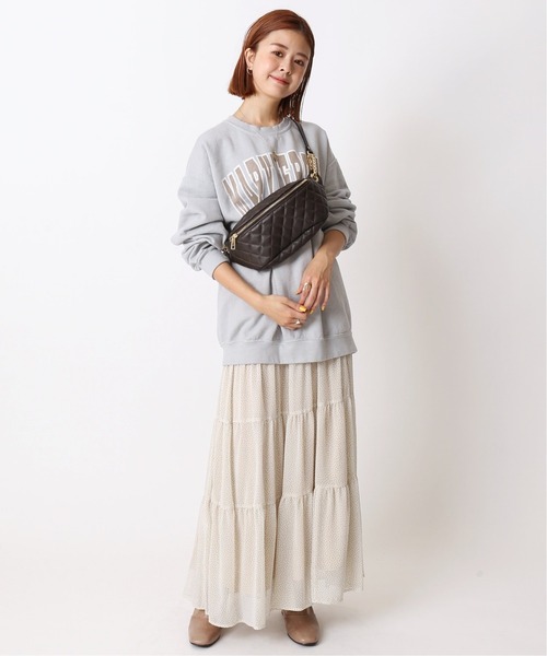 U by SPICK&SPAN(ユーバイスピックアンドスパン)の「≪追加≫ロゴスウェット2◆(スウェット・レディース・ブラック/クリアブルー・FREE)」の16枚目の写真