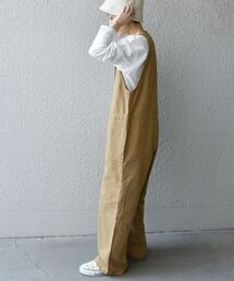 PAYDAY | 【SHIPS any一部別注カラー】PAYDAY:〈ウォッシャブル〉ノーカラー オールインワン◆(つなぎ/オールインワン)