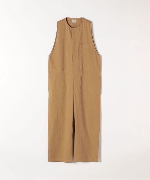 PAYDAY（ペイデイ）の「【SHIPS any一部別注カラー】PAYDAY:〈ウォッシャブル〉ノーカラー オールインワン◇（つなぎ/オールインワン・レディース・ブラック/ベージュ・ONE SIZE）」の15枚目の写真