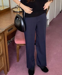 センタープレススラックスパンツ