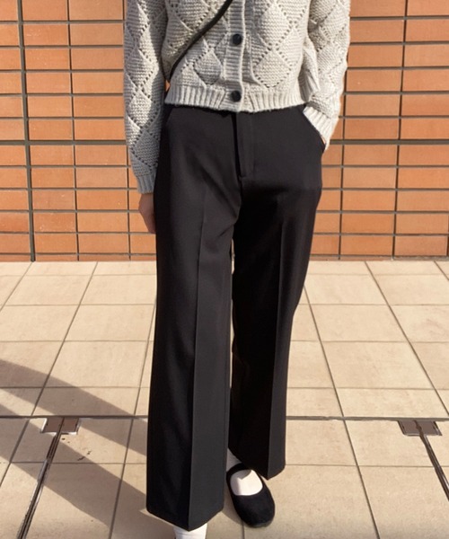 LAUIR（ラウアー）の「センタープレススラックスパンツ（その他パンツ・レディース・ブラック/ネイビー/ブラウン/ピンク/アイボリー/モカ/グリーン系その他・MEDIUM/LARGE/X-LARGE）」の8枚目の写真