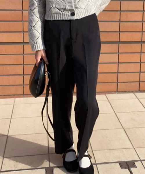 LAUIR（ラウアー）の「センタープレススラックスパンツ（その他パンツ・レディース・ブラック/ネイビー/ブラウン/ピンク/アイボリー/モカ/グリーン系その他・MEDIUM/LARGE/X-LARGE）」の10枚目の写真