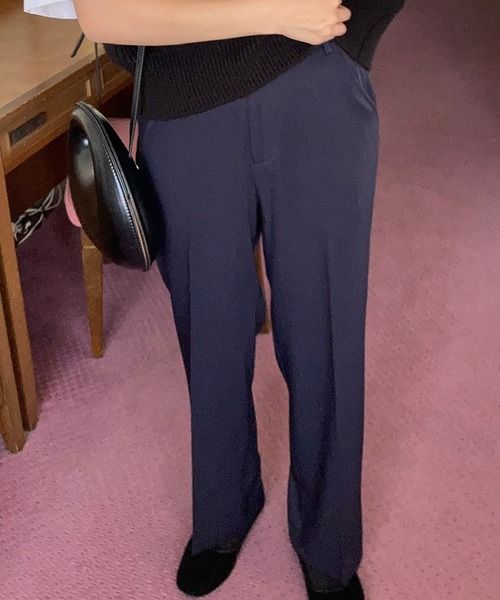 LAUIR（ラウアー）の「センタープレススラックスパンツ（その他パンツ・レディース・ブラック/ネイビー/ブラウン/ピンク/アイボリー/モカ/グリーン系その他・MEDIUM/LARGE/X-LARGE）」の11枚目の写真