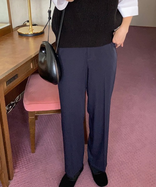 LAUIR（ラウアー）の「センタープレススラックスパンツ（その他パンツ・レディース・ブラック/ネイビー/ブラウン/ピンク/アイボリー/モカ/グリーン系その他・MEDIUM/LARGE/X-LARGE）」の12枚目の写真