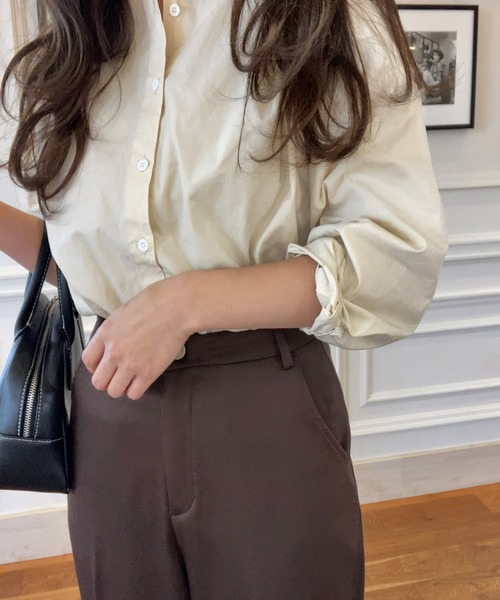 LAUIR（ラウアー）の「センタープレススラックスパンツ（その他パンツ・レディース・ブラック/ネイビー/ブラウン/ピンク/アイボリー/モカ/グリーン系その他・MEDIUM/LARGE/X-LARGE）」の18枚目の写真