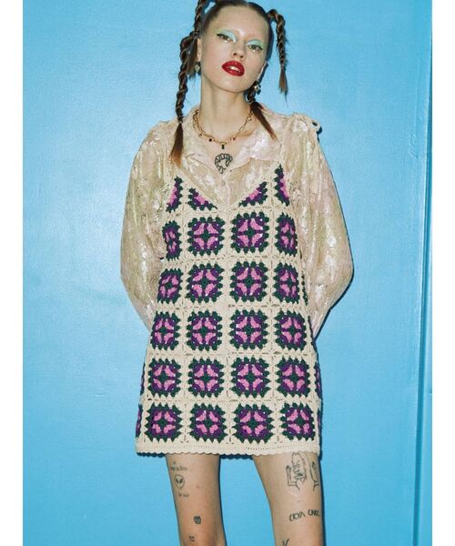 jouetie（ジュエティ）の「カラーレースシャツ（シャツ/ブラウス・レディース・ピンク/ブルー/アイボリー・MEDIUM）」の15枚目の写真