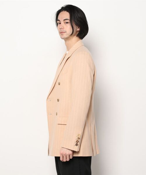 BED J.W. FORD(ベッドフォード)の「Wardrobe JKT(テーラードジャケット・メンズ・グレー/ライトピンク・0/1)」の5枚目の写真