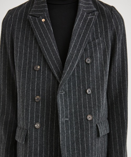 BED J.W. FORD(ベッドフォード)の「Wardrobe JKT(テーラードジャケット・メンズ・グレー/ライトピンク・0/1)」の21枚目の写真
