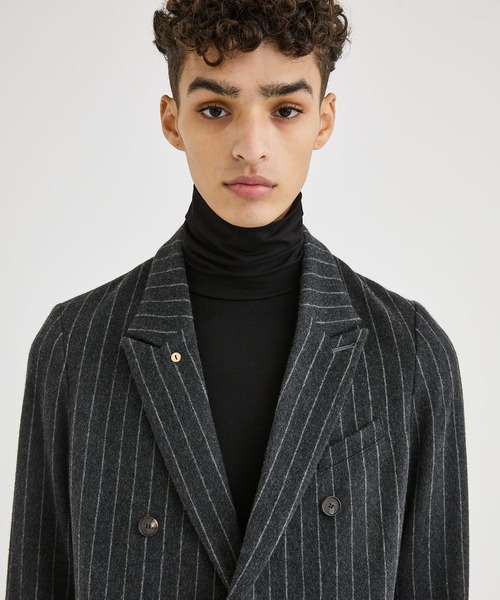BED J.W. FORD(ベッドフォード)の「Wardrobe JKT(テーラードジャケット・メンズ・グレー/ライトピンク・0/1)」の22枚目の写真