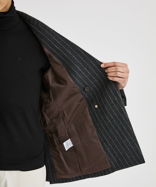 BED J.W. FORD(ベッドフォード)の「Wardrobe JKT(テーラードジャケット・メンズ・グレー/ライトピンク・0/1)」の18枚目の写真