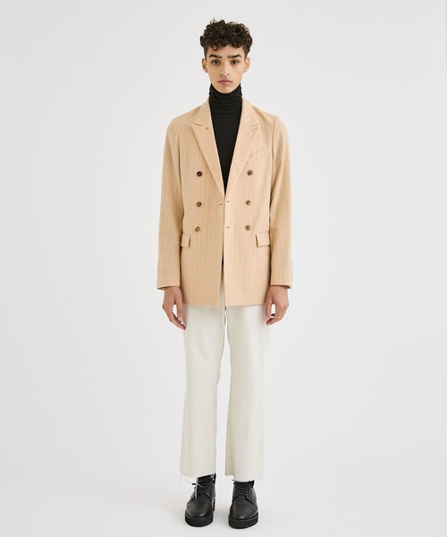BED J.W. FORD(ベッドフォード)の「Wardrobe JKT(テーラードジャケット・メンズ・グレー/ライトピンク・0/1)」の15枚目の写真