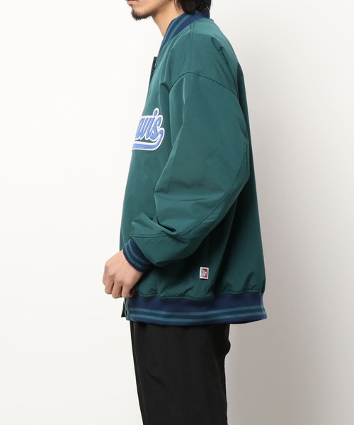 BEN DAVIS/WHITE LABEL（ベンデイビス ホワイトラベル）の「BENDAVIS/ベンデイビス/ベンズチームジャケット/Ben`sTeamJacket（ブルゾン・メンズ・ダークグリーン/イエロー/ネイビー・LARGE/MEDIUM/X-LARGE）」の4枚目の写真