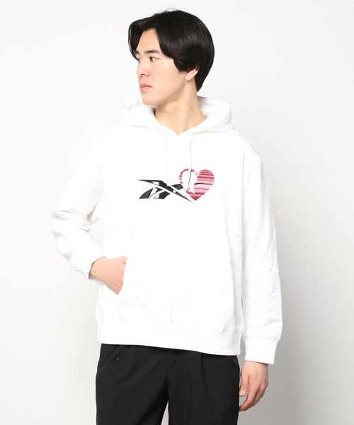 Reebok(リーボック)の「クラシックス バレンタイン デー フーディー / Classics Valentine’s Day Hoodie /(パーカー・メンズ・ブラック/ホワイト・SMALL/XXX-LARGE/XX-LARGE/X-SMALL/MEDIUM/LARGE/X-LARGE)」の14枚目の写真