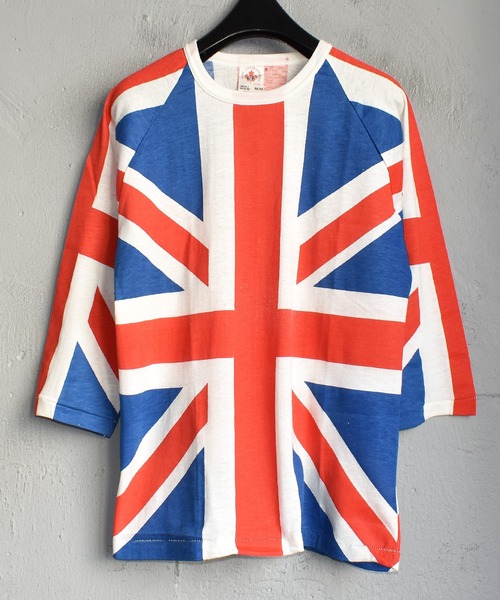 ヴィンテージ古着 ユニオンジャック 3 4スリーブ ラグランtシャツ Tシャツ カットソー Vintage ヴィンテージ のファッション通販 Zozotown