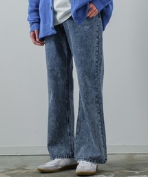 improves | ケミカルウォッシュ フレア デニムパンツ(デニムパンツ)