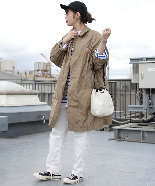 STANDARD SUPPLY（スタンダードサプライ）の「STANDARD SUPPLY / スタンダードサプライ　チョークショルダー　CHALK SHOULDER（ショルダーバッグ・レディース・ナチュラル/グレー/ブラック/ネイビー/チャコールグレー/コバルトブルー/グレイッシュベージュ/サンドベージュ/ブラウン・FREE）」の15枚目の写真