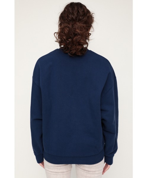 SLY（スライ）の「EMBLEM KZ SWEATSHIRTS/エンブレムスウェット（スウェット・レディース・杢グレー/ネイビー・FREE）」の17枚目の写真