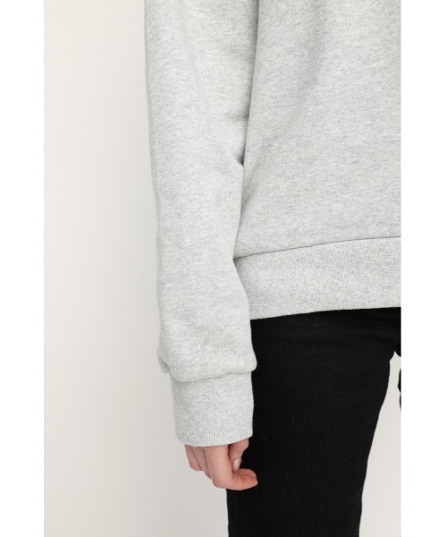 SLY（スライ）の「EMBLEM KZ SWEATSHIRTS/エンブレムスウェット（スウェット・レディース・杢グレー/ネイビー・FREE）」の11枚目の写真