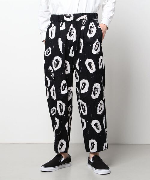 SASQUATCHfabrix.（サスクワァッチファブリックス）の「Sasquatchfabrix./サスクワッチファブリックス/TAPERED EASY PANTS（その他パンツ・メンズ・ブラック/ホワイト・LARGE）」の6枚目の写真
