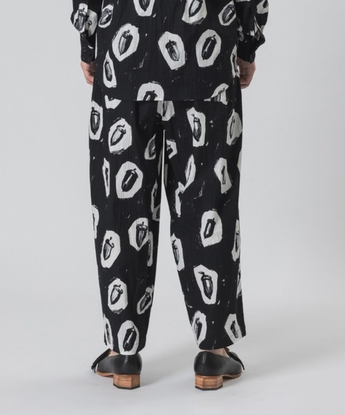 SASQUATCHfabrix.（サスクワァッチファブリックス）の「Sasquatchfabrix./サスクワッチファブリックス/TAPERED EASY PANTS（その他パンツ・メンズ・ブラック/ホワイト・LARGE）」の15枚目の写真