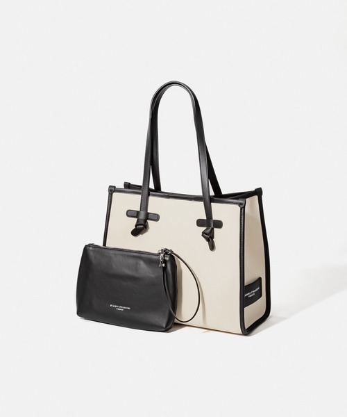 GIANNI CHIARINI(ジャンニ キアリーニ)の「GIANNI CHIARINI MARCELLA S ジャンニ キアリーニ マルチェッラ S ポーチ付き トートバッグ(トートバッグ・レディース・ブラック/ベージュ/レッド/オリーブ/カーキ/オレンジ/ブルー/ライトブラウン/クリーム/ベージュ系その他/ダークブルー/ダークベージュ/ブルー系その他/ベビーピンク/ベージュ系/イエロー/ベージュ系その他2・FREE)」の9枚目の写真