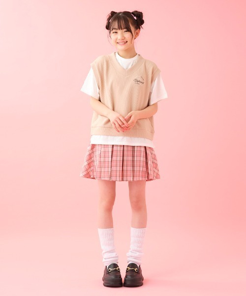 by LOVEiT（バイラビット）の「リボンポイントスカート（スカート・キッズ・グリーン/ブルー/ピンク・130cm/150cm/160cm/140cm/120cm）」の20枚目の写真