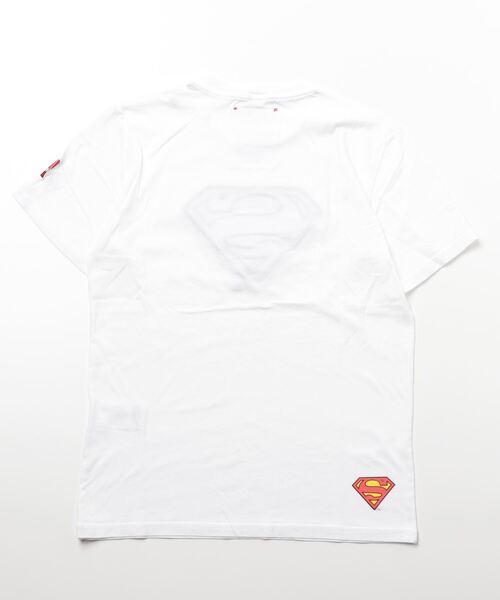 REPLAY（リプレイ）の「SUPERMAN TRIBUTE コットンジャージーTシャツ（Tシャツ/カットソー・メンズ・ホワイト/ブラック・MEDIUM/SMALL/LARGE/X-LARGE）」の3枚目の写真