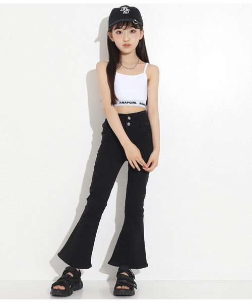 ANAP GiRL(アナップガール)の「スポンジパッドブラトップ(チューブトップ・キッズ・ホワイト/グレー/ブラック・XS/S/M)」の17枚目の写真