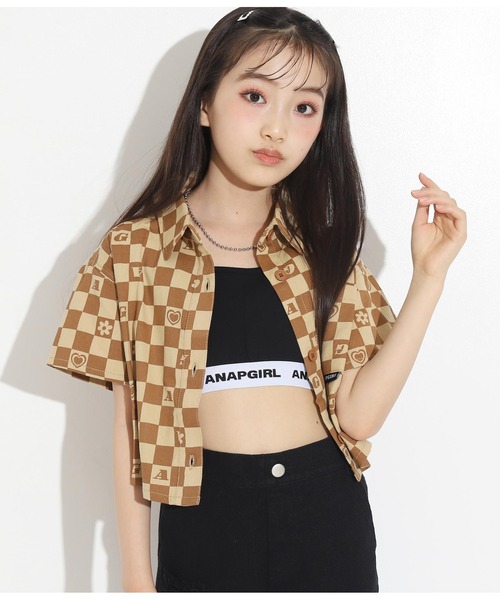 ANAP GiRL(アナップガール)の「スポンジパッドブラトップ(チューブトップ・キッズ・ホワイト/グレー/ブラック・XS/S/M)」の19枚目の写真