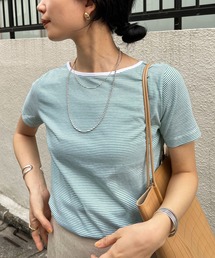 SHENERY | バックシャンボーダーTEE(Tシャツ/カットソー)