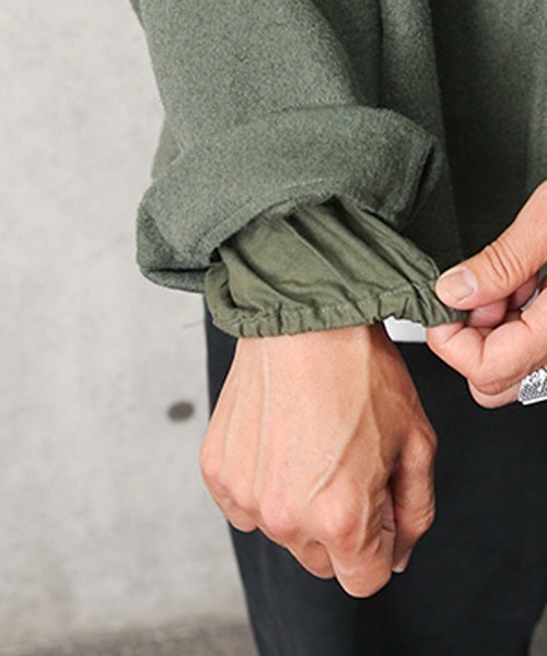 MILITARY（ミリタリー）の「実物 新品 デッドストック フランス軍 ウール ライナージャケット（ミリタリージャケット・メンズ・オリーブ・XL）」の7枚目の写真