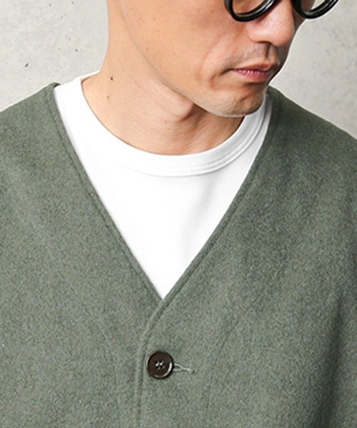 MILITARY（ミリタリー）の「実物 新品 デッドストック フランス軍 ウール ライナージャケット（ミリタリージャケット・メンズ・オリーブ・XL）」の8枚目の写真