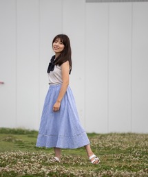 【Karlas/カルラス】はしごレース フレアスカート